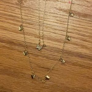 A two pack butterfly necklace